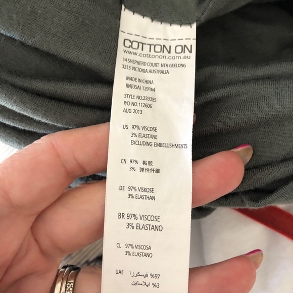 CottonOn Brand pull on pencil skirt olive green size M - Picture 5 of 6